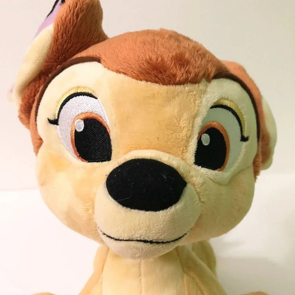 Disney Store Exclusive  Bambi with Butterfly on Tail 14 Inch Long Plush - Picture 11 of 14